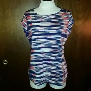 Liz Claiborne Multi Color Shirt